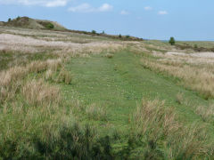 
Tyla tramway to the quarries from Pwlldu, May 2012